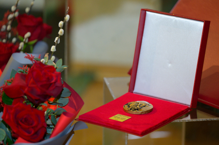 Slika plakete - Osrednja obcinska prireditev ob slovenskem kulturnem prazniku